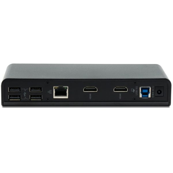 TERRA MOBILE Dockingstation 732 USB-A/C Dual Display inkl.5V/4A Netzteil, USB-A/C Kabel zu Notenooks-1